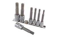 "Laser Werkzeuge Ribe Stecknuss Bit Set 3/8\"D, 1/2\"D 7Tlg 2900"