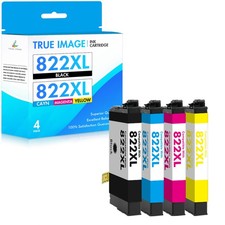 4PK 822XL T822XL Ink Cartridges For Epson WorkForce Pro WF-3820 WF-4820 WF-4833