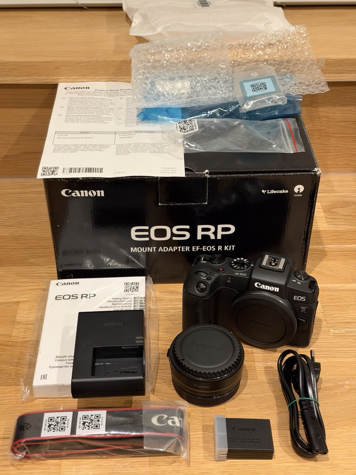 Canon EOS RP + Mount Adapter EF-EOS R Kit Mirrorless Camera 26.2MP Unused