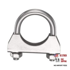 U Bolt Muffler Exhaust Clamp/1.3" 304 Stainless Steel U-Bolt Clamps 33mm