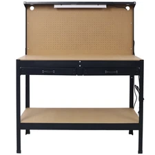 Steel Workbench Tool Storage Work Bench Workshop Tools Table W