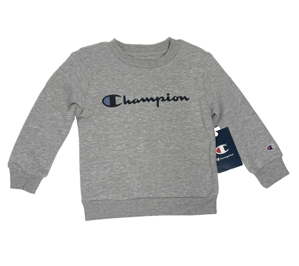 NUEVO CON ETIQUETAS CHAMPION Niños Pequeños Talla 2T Sudadera y Pantalones de Sudadera Conjunto Retro Foto 3 de 4
