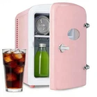 Simple Deluxe Mini Fridge Viewing Window 4L/6 Can Portable Freon-Free Small
