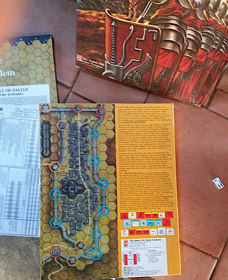 The Siege of Jerusalem board game,  Avalon Hill, never played, unpunched, as new - Image 3 of 4
