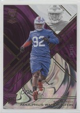 2016 Donruss Elite Elite Rookies Purple 6/25 Adolphus Washington #136 s5j