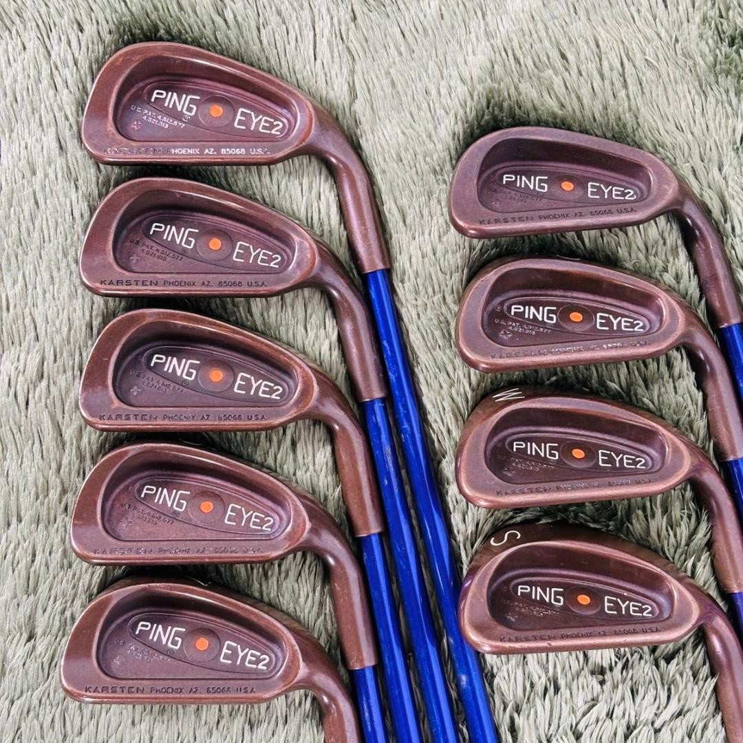 PING RH Iron Set EYE2+ Beryllium Copper 3-9.Ww.Sw VIC'EVER Flex -