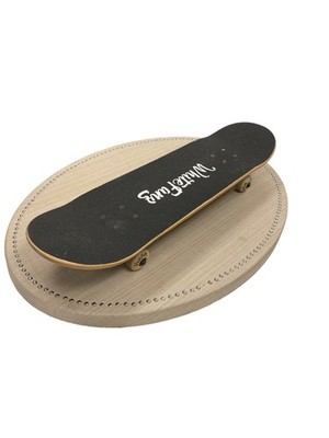 White Fang unisex skateboard SKU 1187