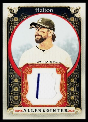 2023 Topps Allen & Ginter #AGRB-TH Todd Helton Allen & Ginter Relic