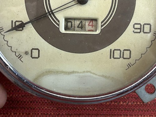 Nice 1937 Ford Standard car speedometer gauge instrument, flathead hot rat rod - Picture 7 of 15