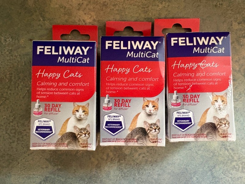 Feliway Multicat Refills (3 pack) - 30 days Happy Cats Calming and Comfort