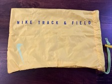 New Nike Track And Field Spikes Shoe Bag Gold Yellow