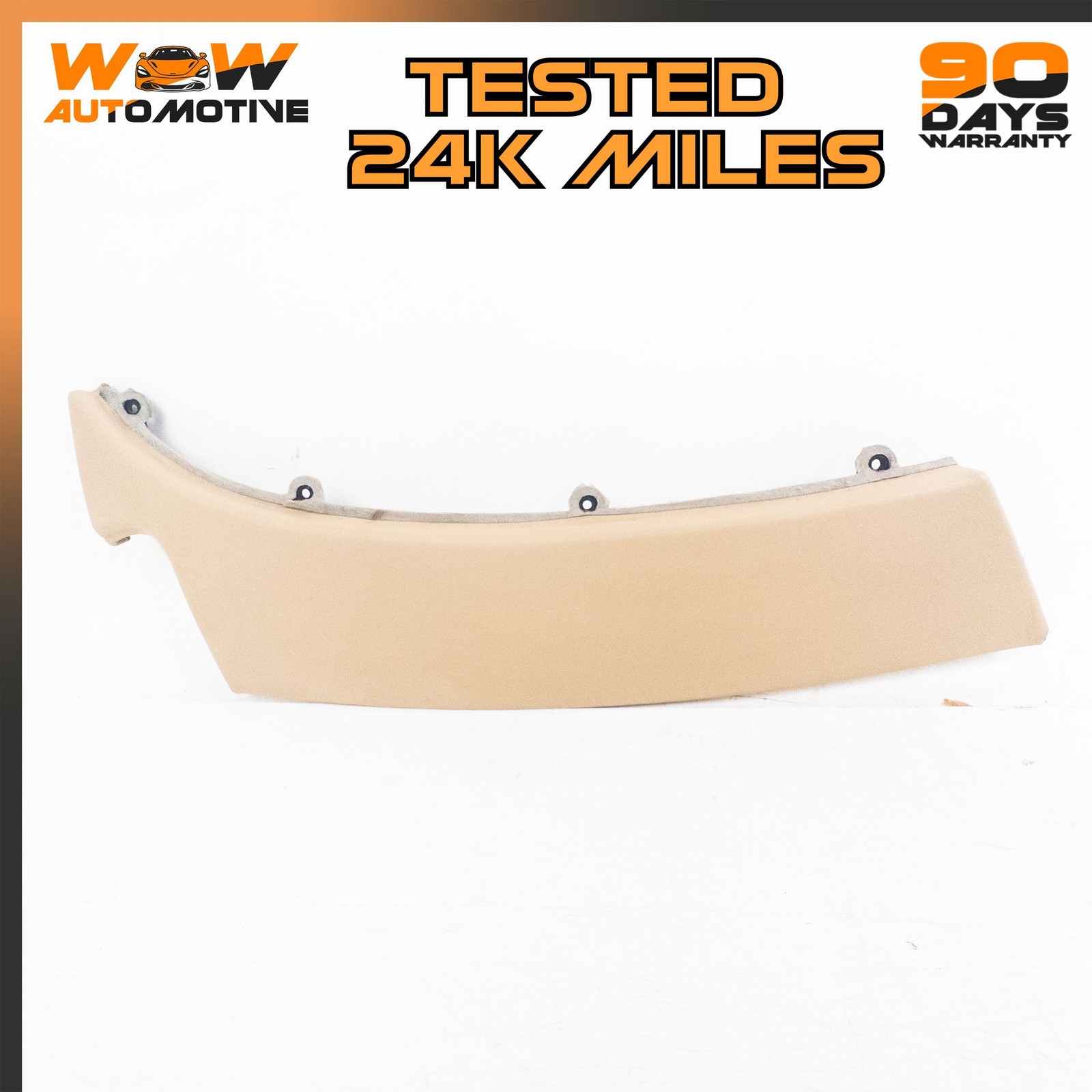 06-16 ASTON MARTIN V8 VANTAGE DASHBOARD RIGHT UPPER COVER TRIM PANEL BEIGE OEM