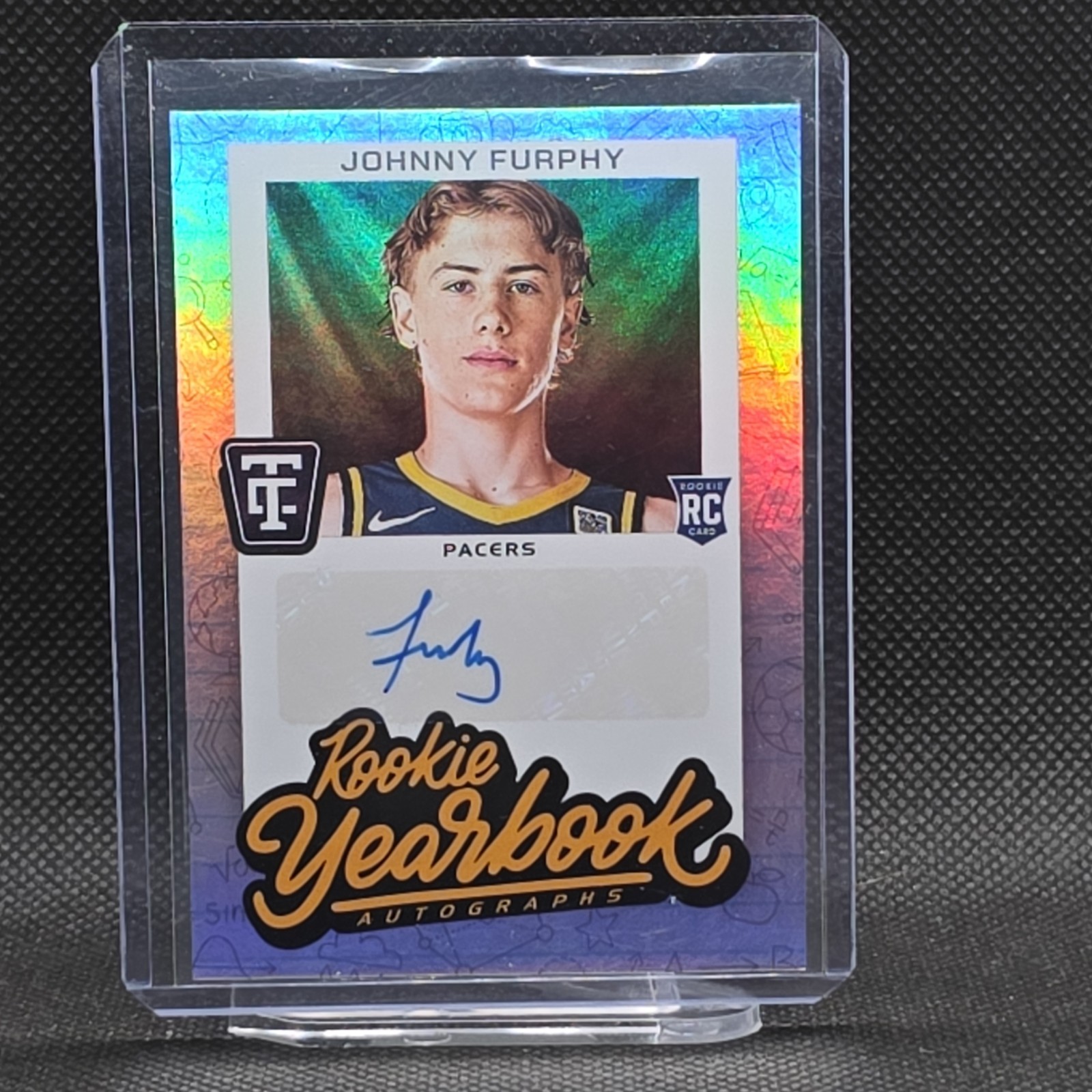 Panini 2024-25 Totally Certified Johnny Furphy Pacers RYA-FUR RC Auto