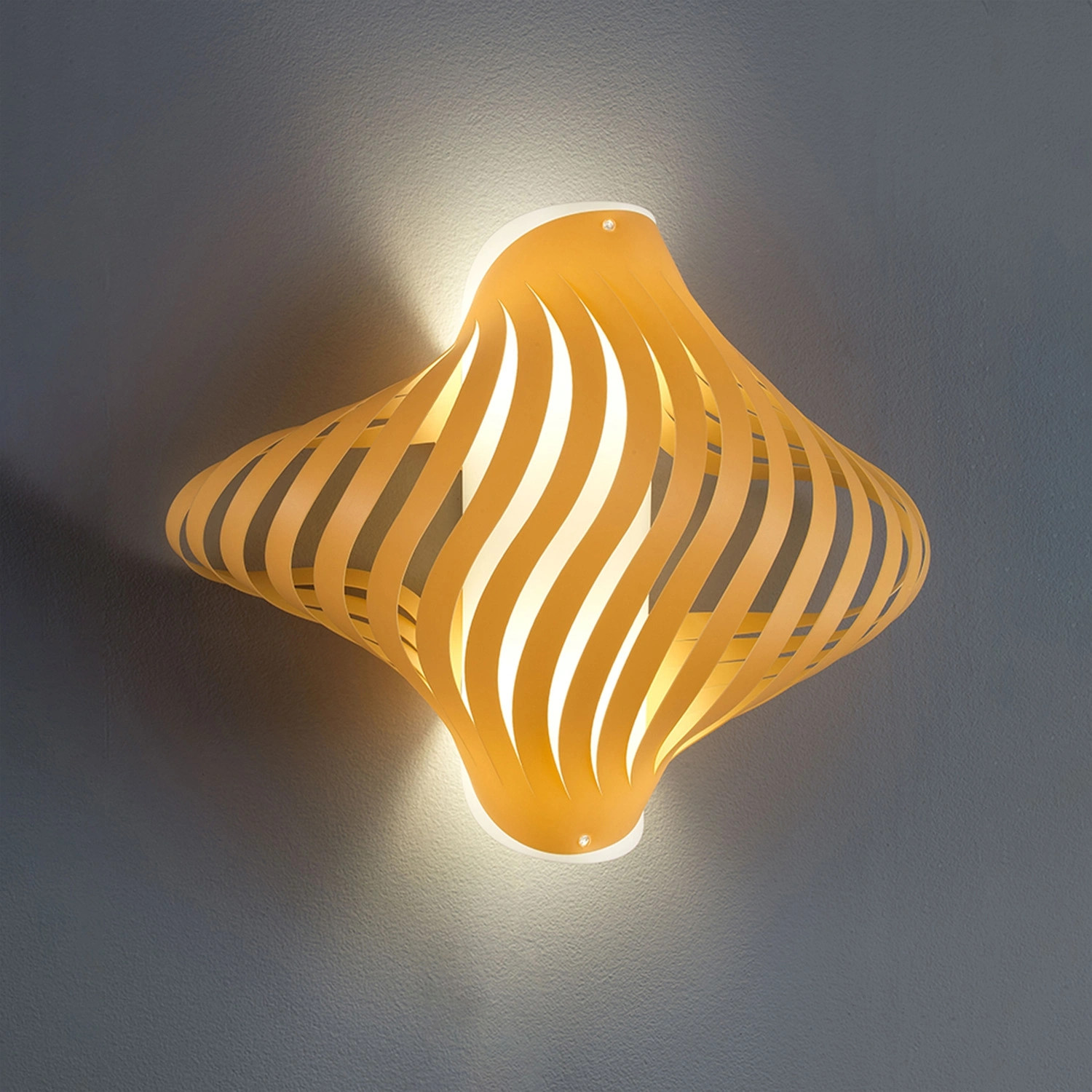 Lampada da Parete Helios Polilux Ocra Pastello E27 - Linea Zero Design