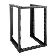 Tecmojo 15U Wall Mount Rack, Wall Mount Network Rack 15.8in Depth, Open Frame...