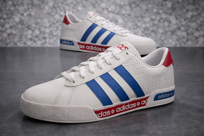 Größe UK 7,5 - Adidas Daily Vulc Mono White Vintage Sneaker Schuhe Sneaker