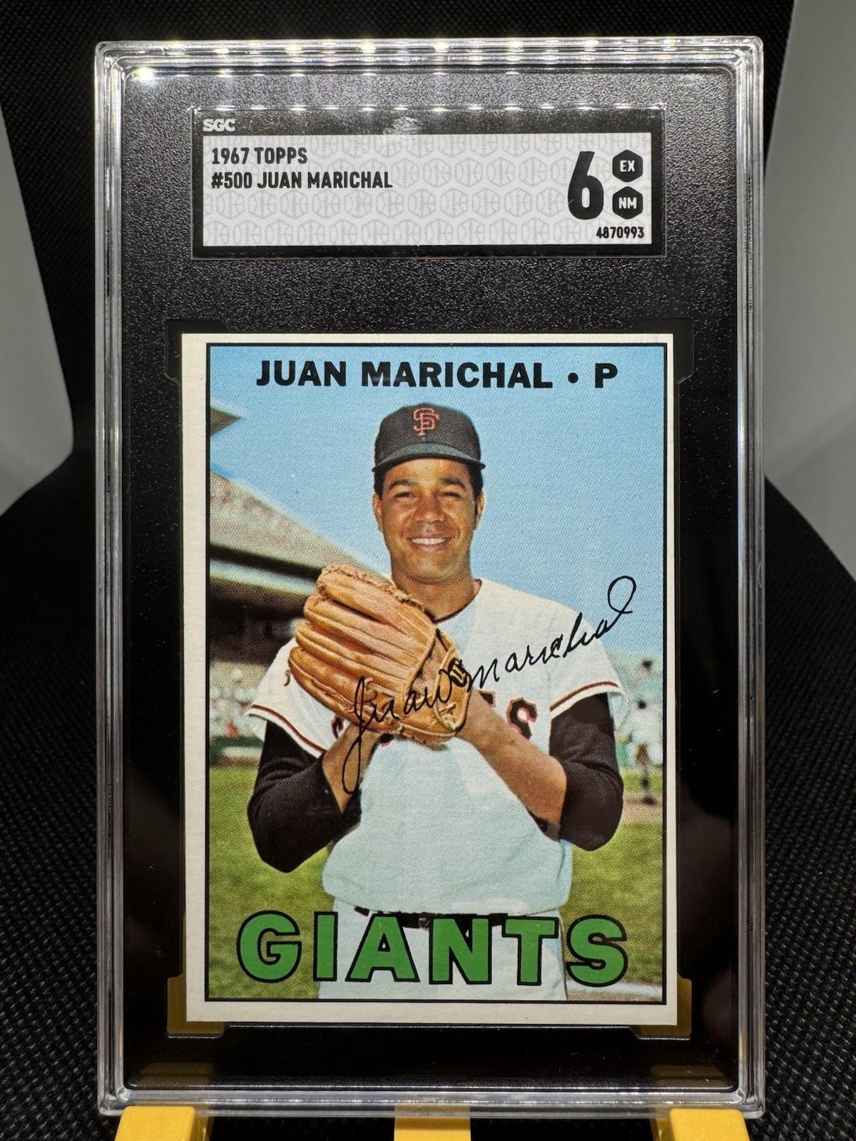 1967 Topps Juan Marichal SGC 6 #500 - San Francisco Giants