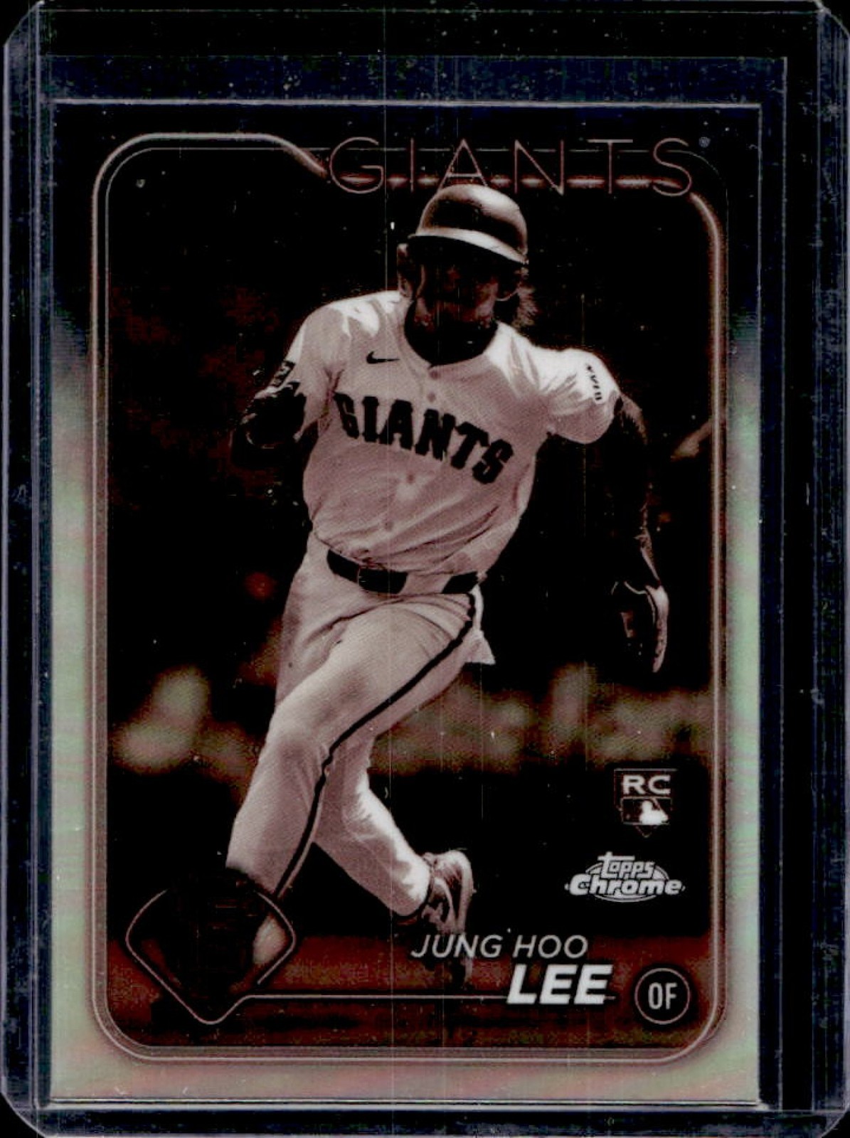2024 Topps Chrome Jung Hoo Lee RC Sepia Refractor Rookie #201 Giants