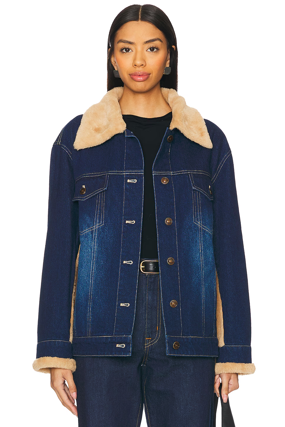 Steve Madden Winona Jacket in Dark Indigo