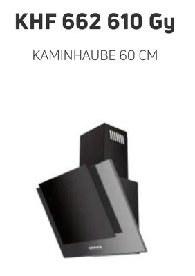 Amica KHF 662 610 Gy Dunstabzugshaube, grau, 60 cm, NEU OVP