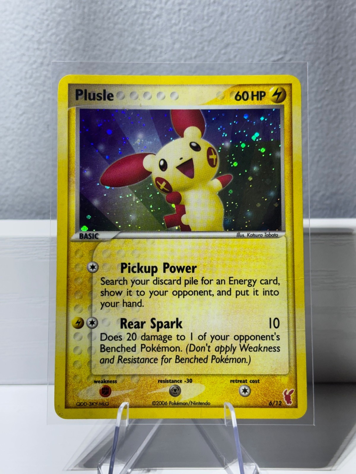 Pokemon Plusle Holo Common EX Trainer Kit 2: Plusle & Minun 6/12 NM