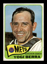 1965 Topps Baseball Yogi Berra #470 New York Mets VG-EX
