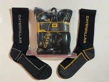 CATERPILLAR CAT Mid-Weight Cushioned Work Boot Crew Socks 8-Pack L Men’s 8-12