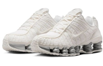 Nike Shox TL Volt Black Silver Double White  Running Shoes Sneakers Womens