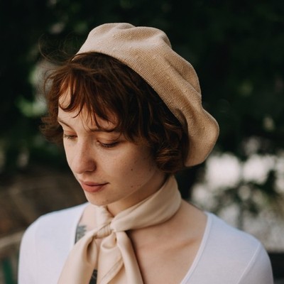 Sterkowski LUNA Beret for Her | Colorful Women's French Ladies Vintage Artist