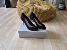 Cavela Kurt Geiger Lottie Black Suedette Size 4