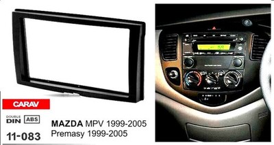 2DIN Autoradio Rahmen Radioblende kompatibel mit MAZDA MPV / Premacy 1999-2005