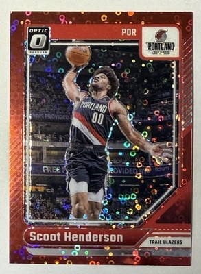 2024-25 Panini Donruss Optic - Scoot Henderson Red Fast Break Prizm /75