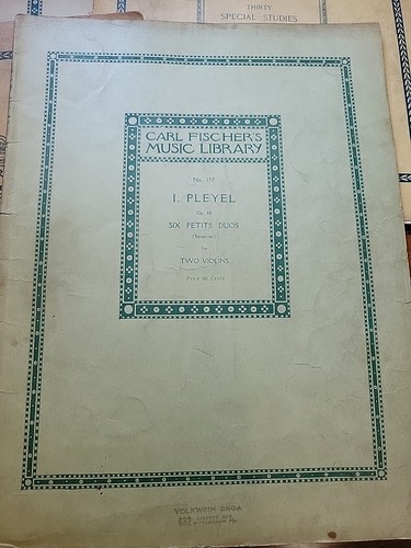 LOTE Partituras para Violín y Piano Colección. Carl Fischer, ver fotos. - Imagen 4 de 20