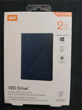 Western Digital WD Drive 2TB Portable Hard Drive Plug-and-Play HDD