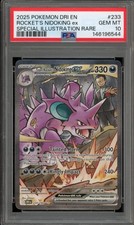 Pokemon Team Rocket's Nidoking ex Destined Rivals SIR #233 PSA 10 Gem Mint on eBay