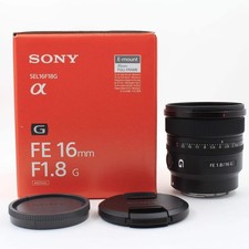  OPEN BOX GOOD  Sony FE 16mm f/1.8 G Lens