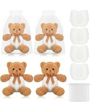 Juego de 4 juegos de pañales con los ojos vendados con los ojos vendados