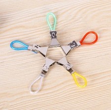 5 Pcs Towel Hanging Clips Hooks Dish Cloth Tea Hand Hangers Kitchen Cafe
