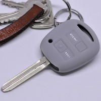 Auto SchlüSsel Schutz HüLle Grau FüR Toyota Yaris RAV 4 Aygo Corolla Avensis