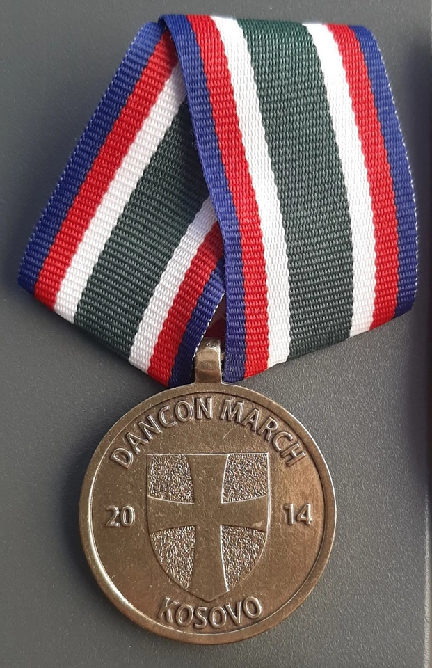 Lot Médaille Patch DANCON MARCH 2014 KOSOVO Commandos Forces Spéciales ORIGINAL - Photo 2/4