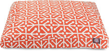 Large Orange Aruba Outdoor/Indoor Dog Bed with Washable Cover