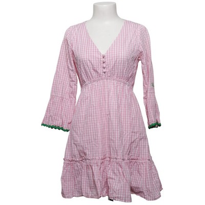 MC2 Saint Barth, Kleid, Größe: S, Pink/Weiß, Baumwolle, Karo, Damen #UC8