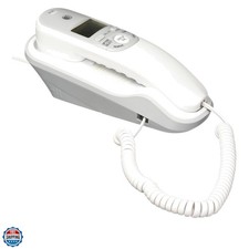 TR1909 Trimline Corded Phone with Caller ID, White