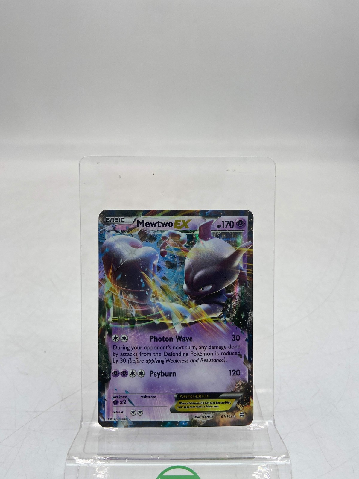 Pokémon TCG Breakthrough Mewtwo EX 61/162 Holo English Trading Card Game