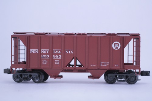 Tolva cubierta de dos bahías Lionel escala O Pennsylvania PRR #255985 | Condition: Used