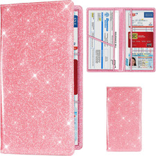 Car Registration and Insurance Card Holder, Vehicle License Document Glove Box