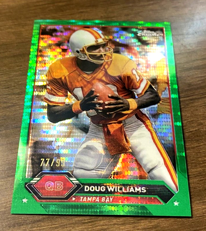 2023 Topps Composite DOUG WILLIAMS Chrome GREEN Pulsar Refractor #'d /99 SP BUCS