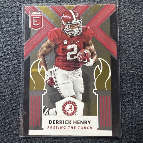 2018 Panini Elite Draft Derrick Henry / Lamar Jackson Passing the Torch Card