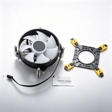 Silent Hydraulic Bearing RGB CPU Cooler Fan, 44 CFM, for LGA 115X/1200/1366