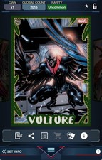 Topps Marvel Collect 2020 Birds of A Feather S1 Green - Vulture